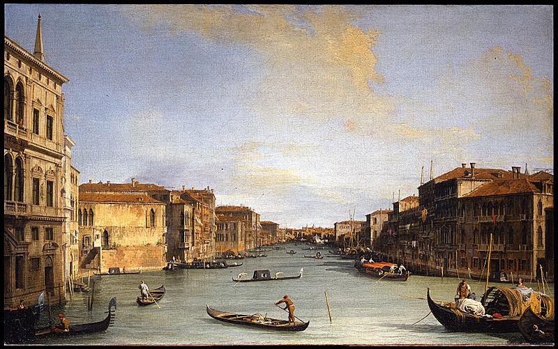 Giovanni Antonio Pellegrini Veduta del Canal Grande